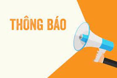 Thông báo tuyển sinh vào lớp 1 trường tiểu học số 2 Trương Quang Trọng